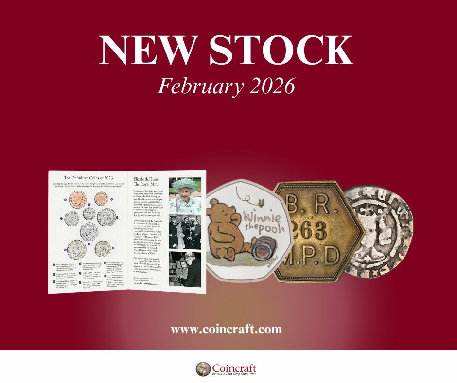 New Stock for February 2026 - Coincraft